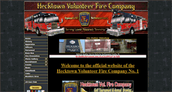 Desktop Screenshot of hecktownfire.org
